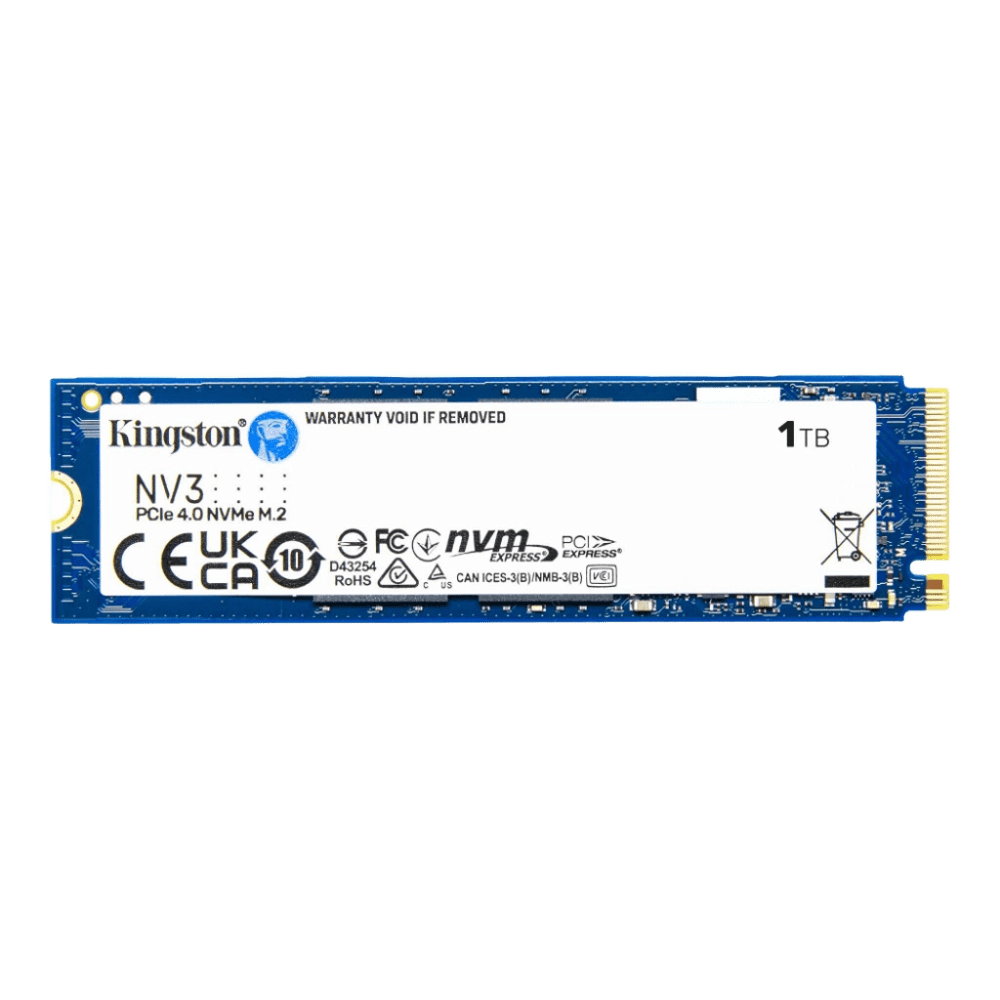 Unidad de Estado Sólido Kingston NV3 1TB M.2 PCIe 4.0 NVMe